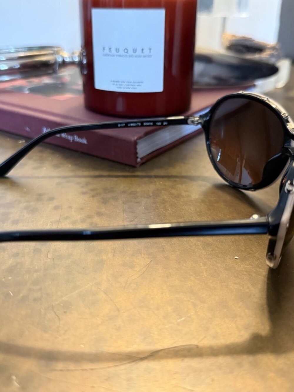 CHANEL Nude & Black Logo Frame Sunglasses O/S - Picture 5 of 7